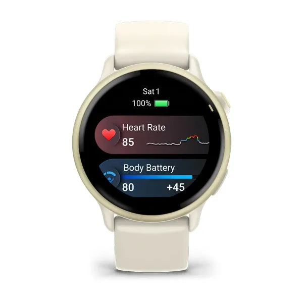 Garmin Vivoactive 6 Smartwatch - Bone | 49-GAR-010-02985-01