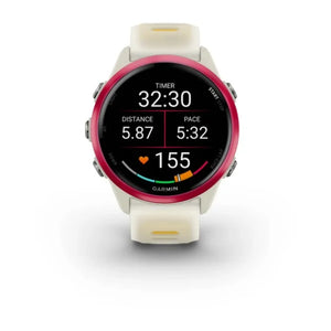 Garmin Forerunner 570 42mm GPS Smartwatch - Bone / Raspberry / Mango | 49-GAR-010-02970-02