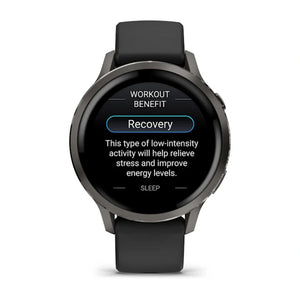 Garmin Venu 4 41mm Smart Watch with Black Silicone Band - Slate | 49-GAR-010-03013-02