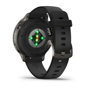 Garmin Venu 4 41mm Smart Watch with Black Silicone Band - Slate | 49-GAR-010-03013-02