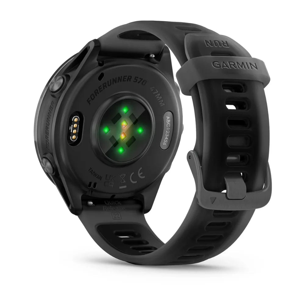 Garmin Forerunner 570 47mm GPS Smartwatch - Black | 49-GAR-010-02971-00