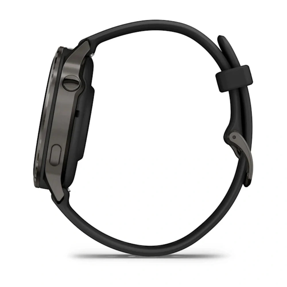 Garmin Venu 4 41mm Smart Watch with Black Silicone Band - Slate | 49-GAR-010-03013-02