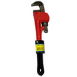 Dargan Heavy Duty 12 inch Pipe Wrench with red metal body, black handle and adjustable jaw, product shot on white background