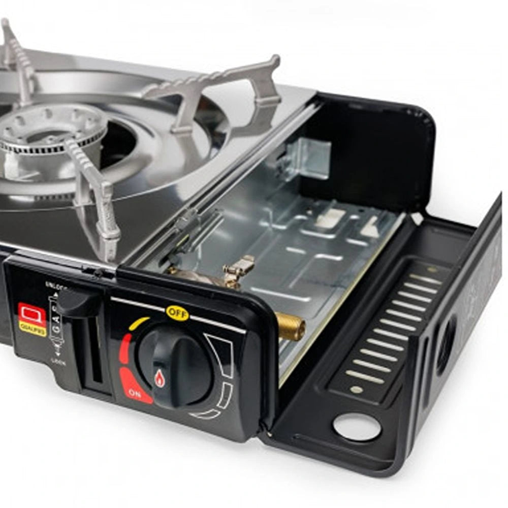 Platinet Camping Gas Stove 2 Burner - Black | 461351