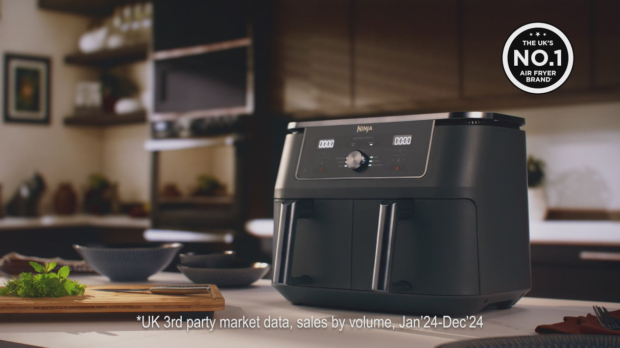 Ninja 9.5 Litre Foodi Max Dual Zone Air Fryer - Black | DZ400UK