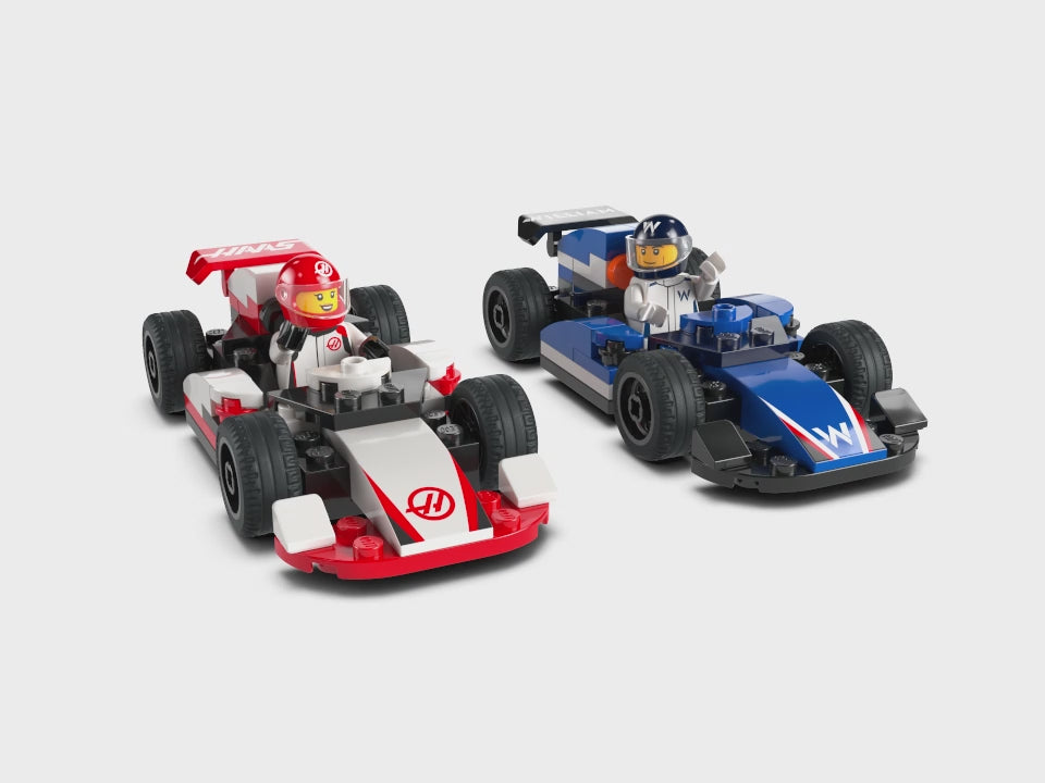 Lego F1® Williams Racing & Haas F1® Race Cars | 60464