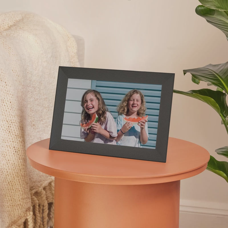 Aura Carver 10.1 Inch Wifi Digital Photo Picture Frame - Gravel | UKA900-BLK