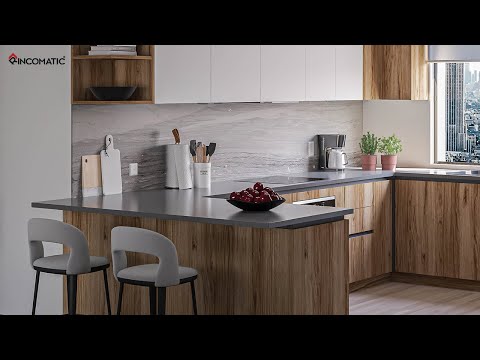 Corner Bar Hinge for Kitchen Corner Unit - Brushed Steel | 2908100