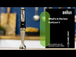 Braun Multiquick 9 4 in 1 Hand Blender - Black | MQ9135XI