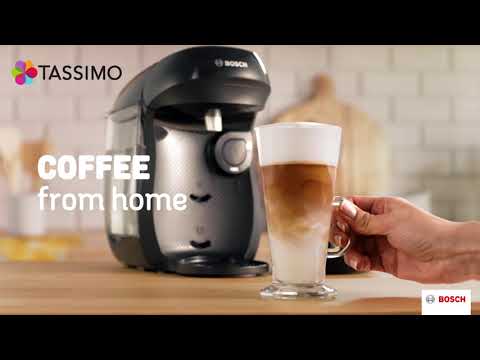 Bosch Tassimo Happy Pod Coffee Machine - Cream/Black | TAS1007GB