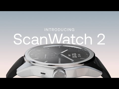 Withings Scanwatch 2 38mm Smart Watch - Black | 78-HWA10-MODEL1-ALL