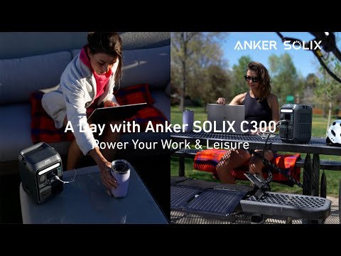 Anker Solix C300X Portable Power Station ( Backup Battery ) 300W | A1723211