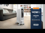 Delonghi Dragon 4 2.5Kw Oil Filled Radiator with Electronic Timer - White | TRDX41025E