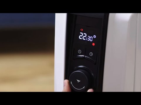 Delonghi Dragon 4 2.5Kw Oil Filled Radiator with Electronic Timer - White | TRDX41025E