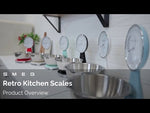 Smeg Analog and Digital Kitchen Scales - Pastel Blue | KSF01PBWW