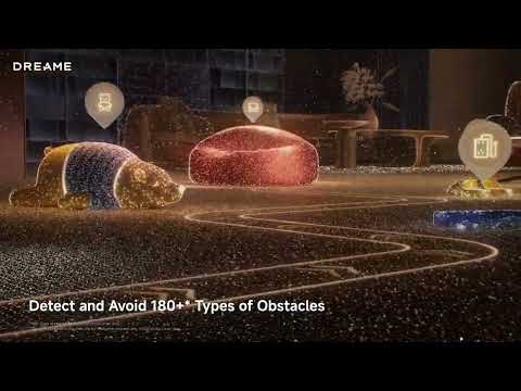 Dreame L40S Pro Ultra Wet and Dry Robot Vac Vacuum Cleaner - Black | RLL74CE-BK