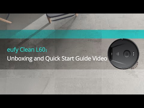 Eufy L60 Hybrid Robot Vac Vacuum and Mop - Black | T2268V11