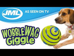 JML Wobble Wag Giggle Interactive Durable Dog And Puppy Toy Ball | V23030