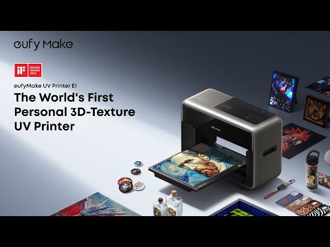 EufyMake E1 UV Printer - Black | V8260G40