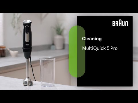 Braun MultiQuick 5 Pro Hand Blender - Black | MQ55236MBK