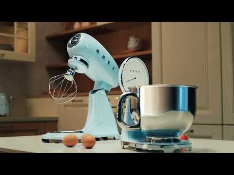 Smeg Analog and Digital Kitchen Scales - Pastel Blue | KSF01PBWW