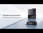 Eufy Omni E25 Robot Vac Vacuum Cleaner and Mop with Self Empty Station - Black | T2353V11