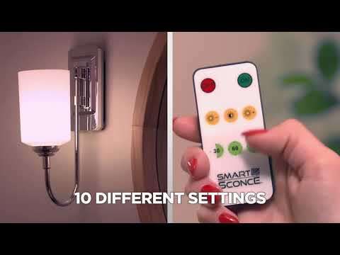 JML Smart Sconce Wireless Wall Light Battery Operated - Black | A002453