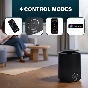 Princess 360 Degree Smart 2000w Ceramic Heater - Black | 01.348360.02.PRO