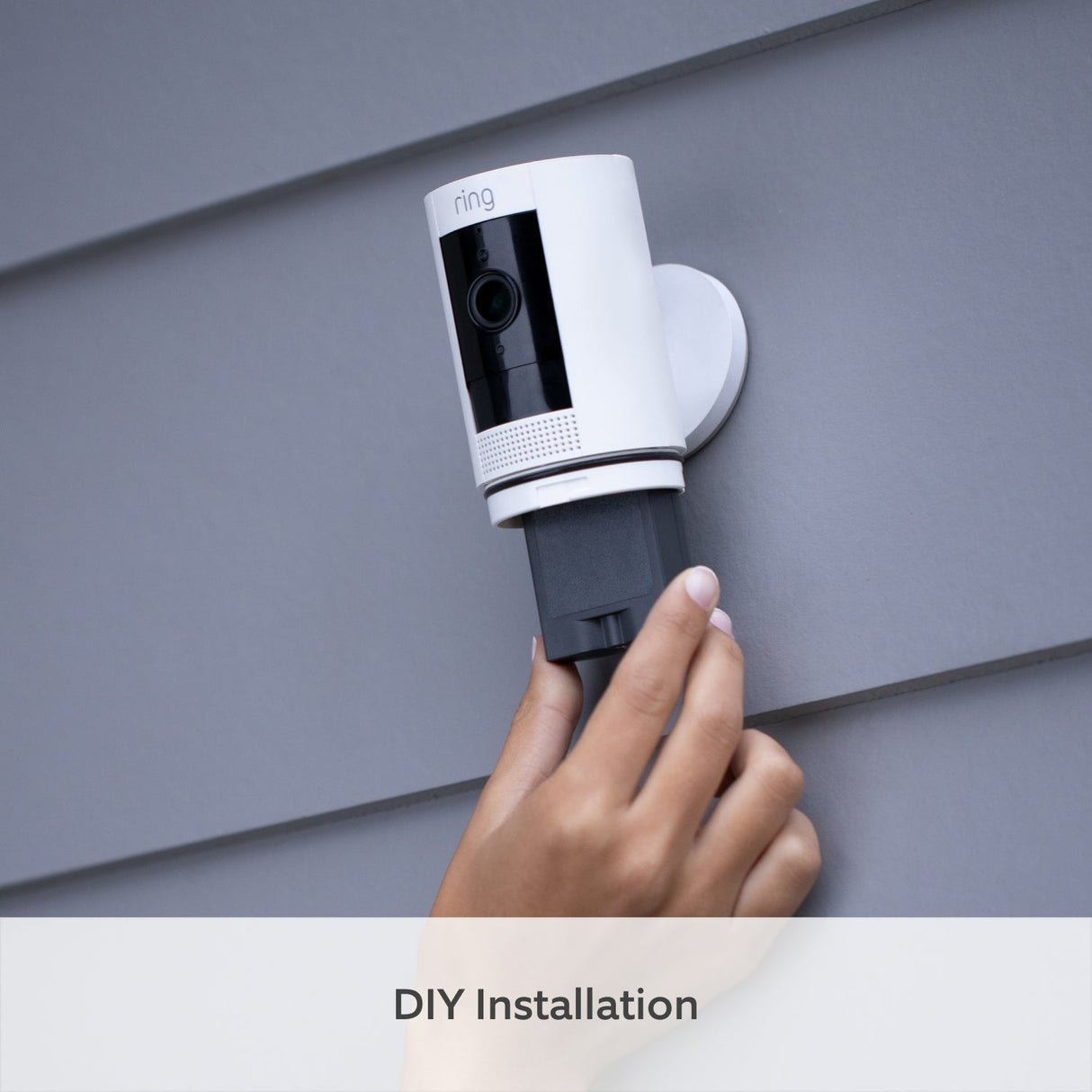 Ring Stick Up Cam Plug In Outdoor HD Security Camera - White | B0C5QX4PW2