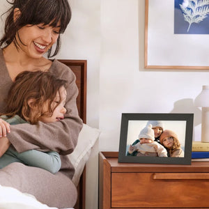 Aura Carver 10.1 Inch Wifi Digital Photo Picture Frame - Gravel | UKA900-BLK