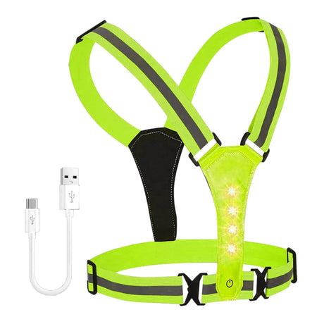 Protool LED Safety Vest USB Charging | PTLR7088USB