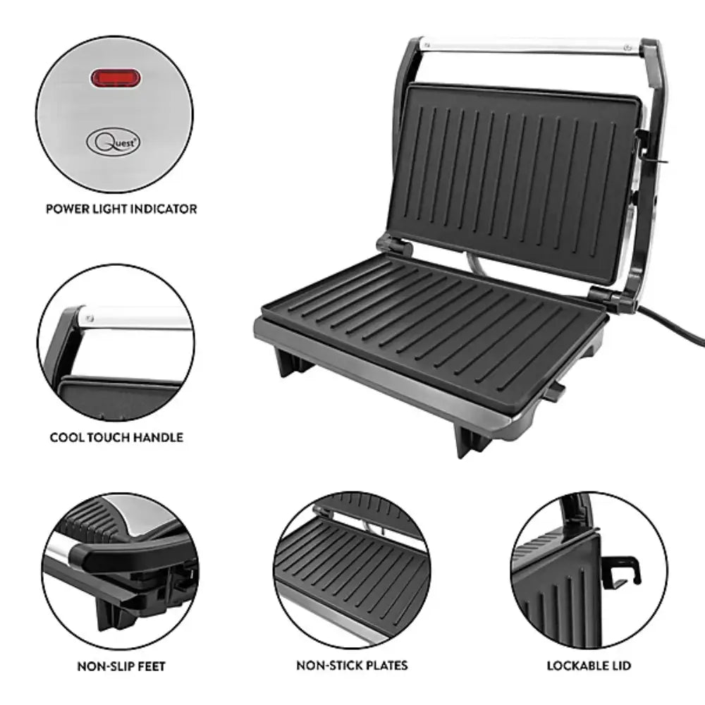 Quest Compact Twin Panini Press and Grill | 34340