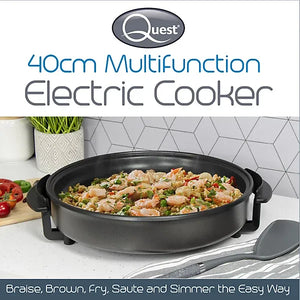 Quest Mini Cook Quest 40cm Multi Function Electric Cooker / Pan | Heavins