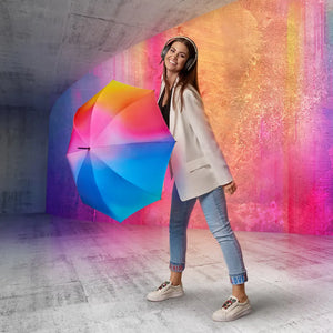 Knirps A.760 Automatic Stick Umbrella - Rainbow | 9677618793