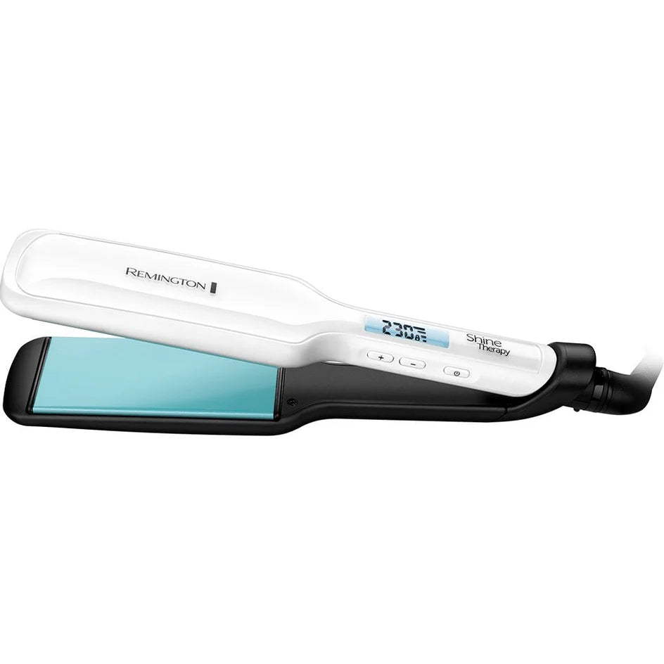 Remington Shine Therapy Wide Plate Hair Straightener | S8550