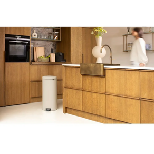 Brabantia 30 Litre New Icon Pedal Bin - Soft Beige | 149962