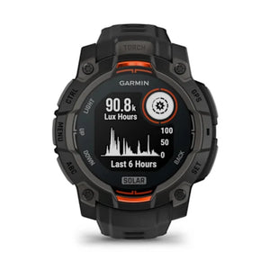 Garmin Instinct 3 45MM Solar Smart Fitness Watch - Black | 49-GAR-010-02934-00