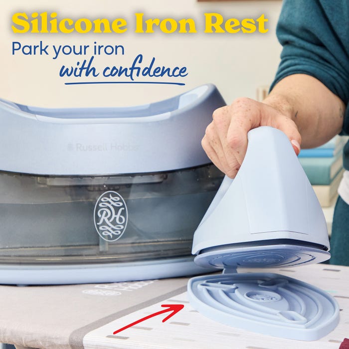 Russell Hobbs Fabric Luxe Steam Generator - Blue Sea | 28560
