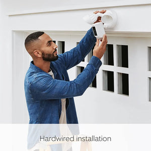 Ring Floodlight Wired Plus Wifi Security Camera - White | B08F6M24HK