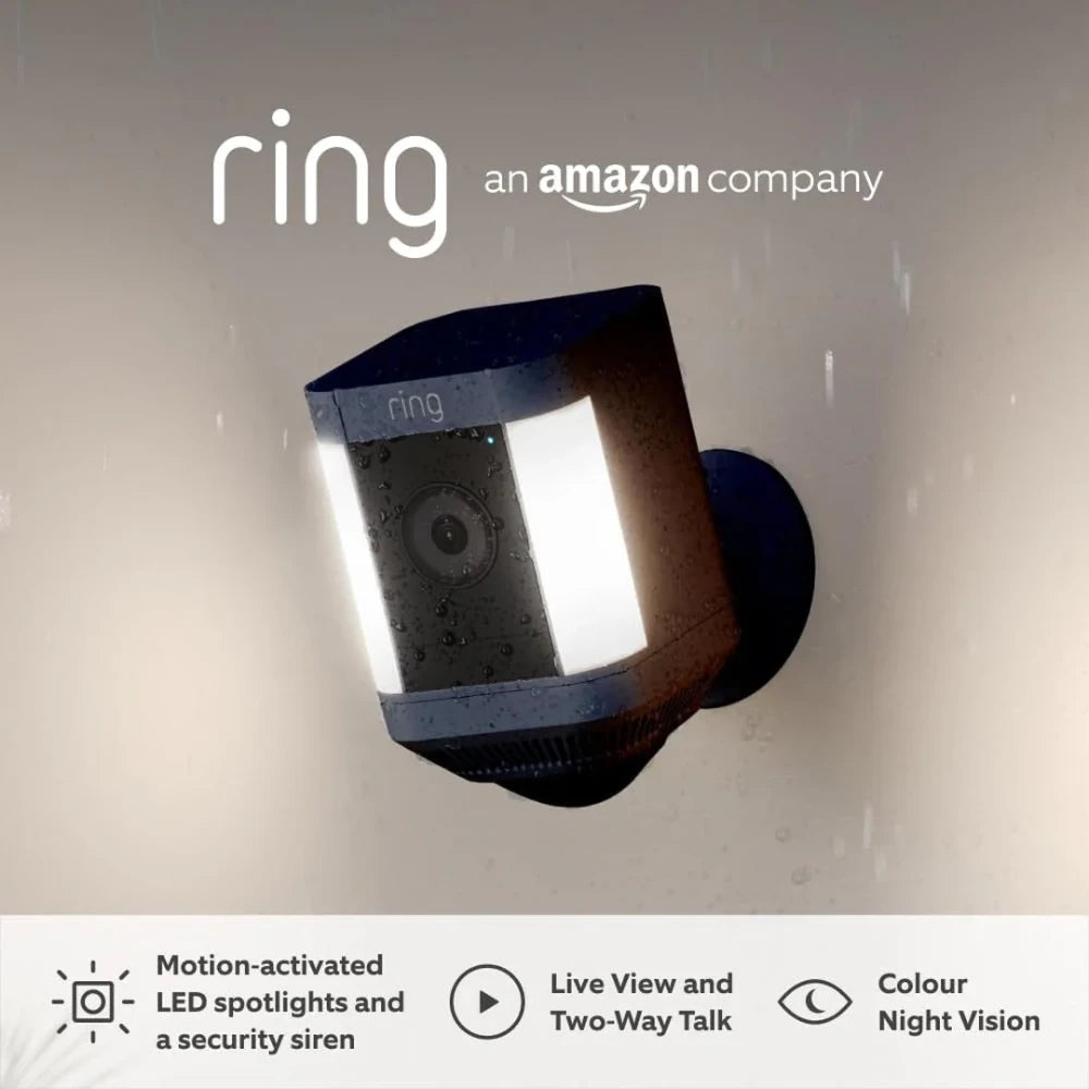 Ring Spotlight Battery Camera Cam Plus - Black | B09K1D35TK