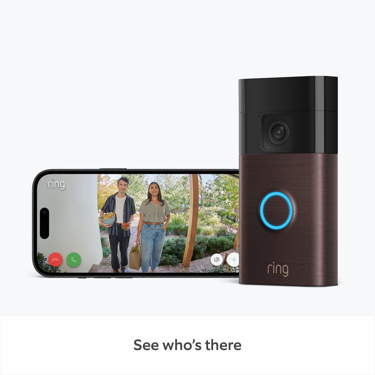 Ring Battery Smart Video Doorbell - Bronze | B0BZWS9K81