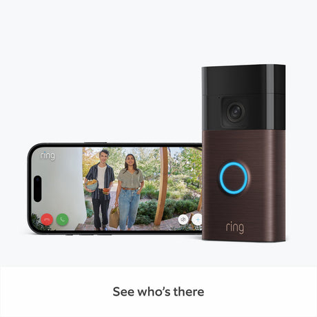 Ring Battery Smart Video Doorbell - Bronze | B0BZWS9K81