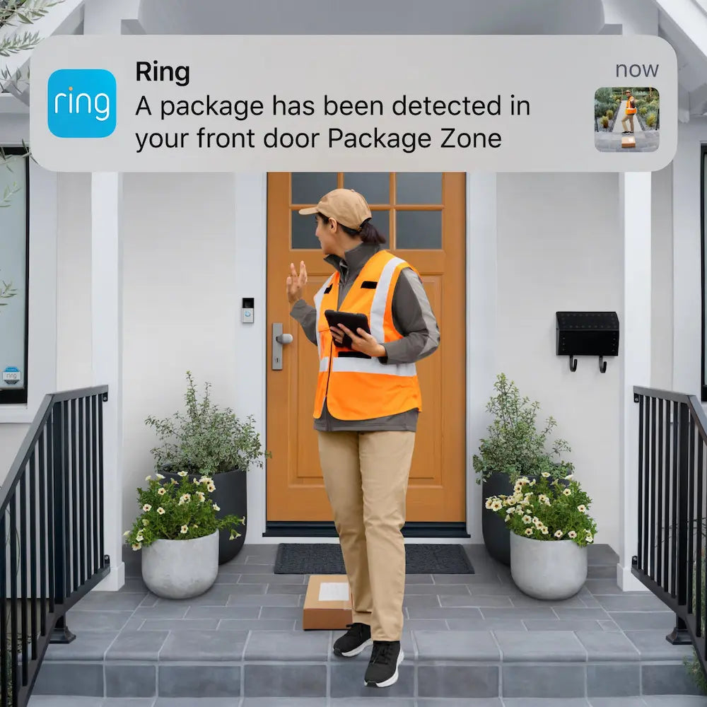 Ring Battery Video Doorbell Plus - Satin Nickel | B09WZBVWL9