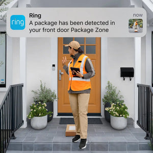 Ring Battery Video Doorbell Plus - Satin Nickel | B09WZBVWL9