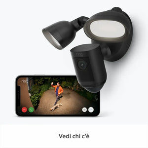 Ring Floodlight Wired Pro 2K WiFi Security Camera - Black | B0CG6T4QNH