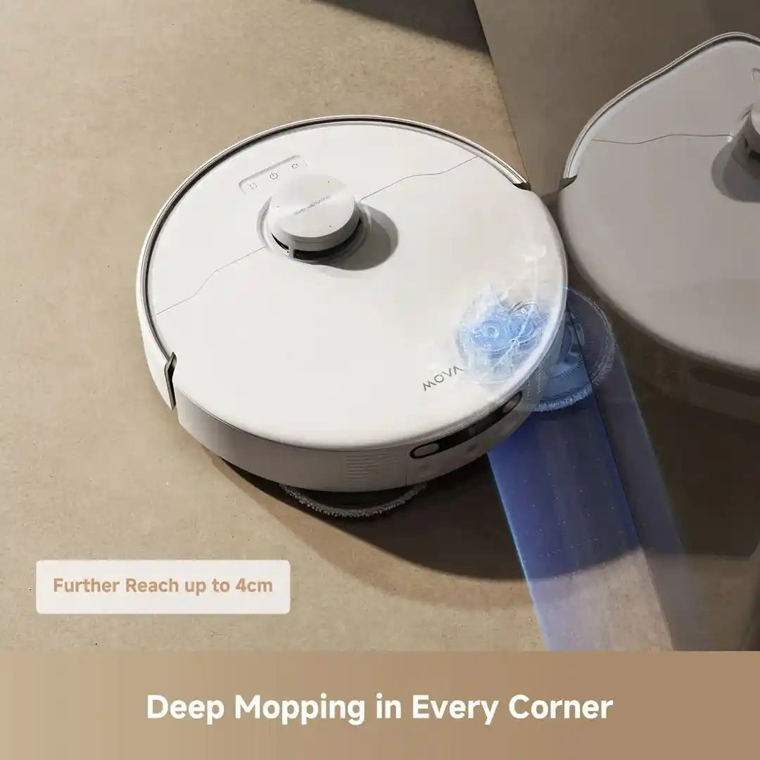 Mova P50 Pro Ultra Robot Vac Vacuum and Mop - White | RLP53HE