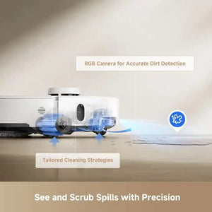 Mova P50 Pro Ultra Robot Vac Vacuum and Mop - White | RLP53HE