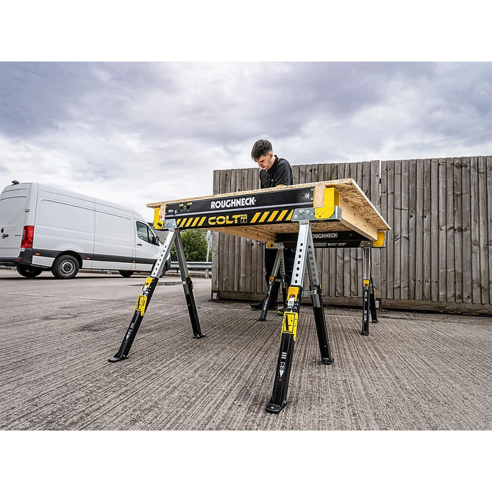 Roughneck COLT 600E Sawhorse (Twin Pack) | XMS25HORSE