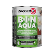 Zinsser BIN Aqua white water-based primer sealer in 5 litre tin with green label showing stain blocking and odour control features for interior and exterior use