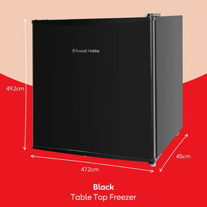 Russell Hobbs Mini Freezer 31 Litre Table Top - Black | RHTTFZ0E1B